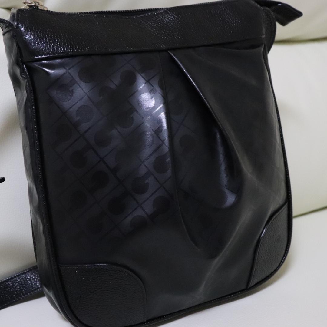美品GHERARDINI ショルダーバッグ 黒 92QEq-m18606948893 ゲラルディーニ 得価高品質