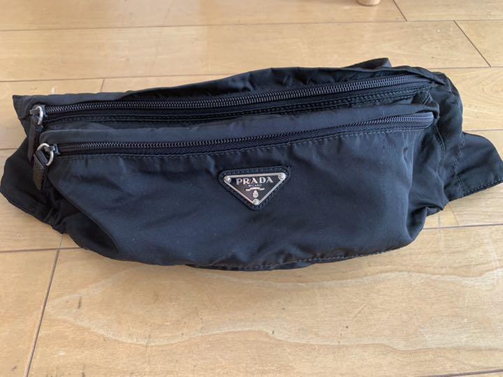 45%割引ブラック系注文割引 【美品】PRADA プラダボディバック 直営店で購入した正規品 PRADA ショルダーバッグ ボディーバック ショルダーバッグ