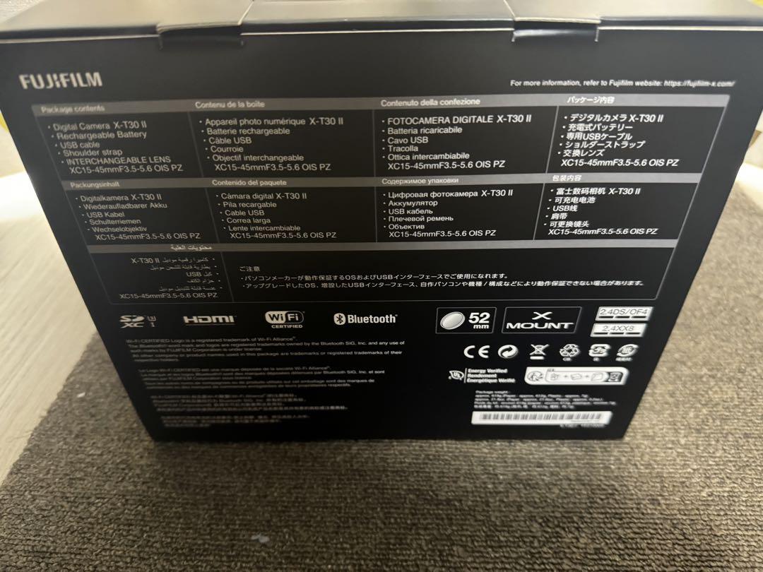新品 X-T30 II XC15-45MMレンズキット シルバー