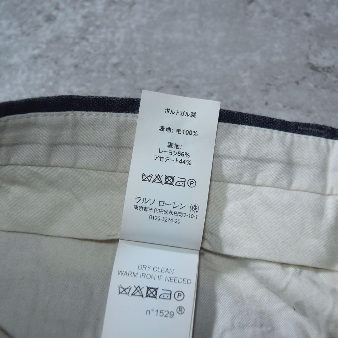 POLO RALPH LAUREN ウール トラウザー テーパード スラックス