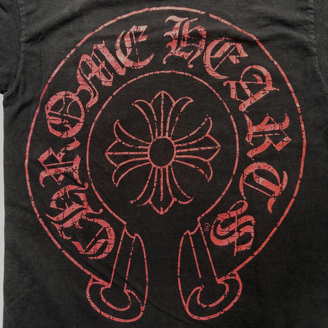 CHROME HEARTS Tシャツ 半袖 ヴィンテージ ホースシュー ブラック