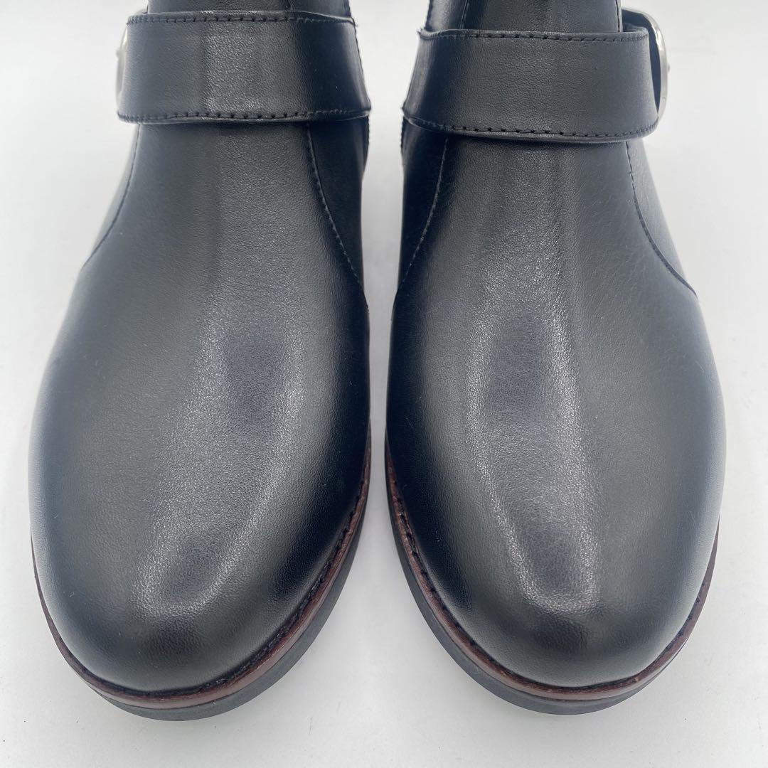 【未使用】フィットフロップ【23.3cm】アンクルブーツ　ベルト　ブラック