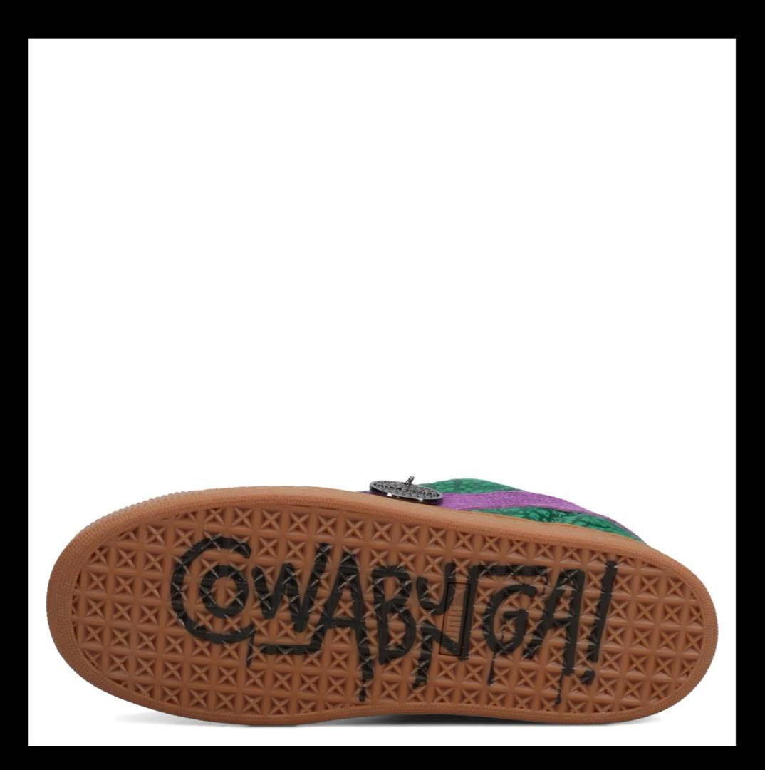 新品　プーマ　スウェード　限定コラボモデル　タートルズ　スケボー　ミハラヤスヒロ