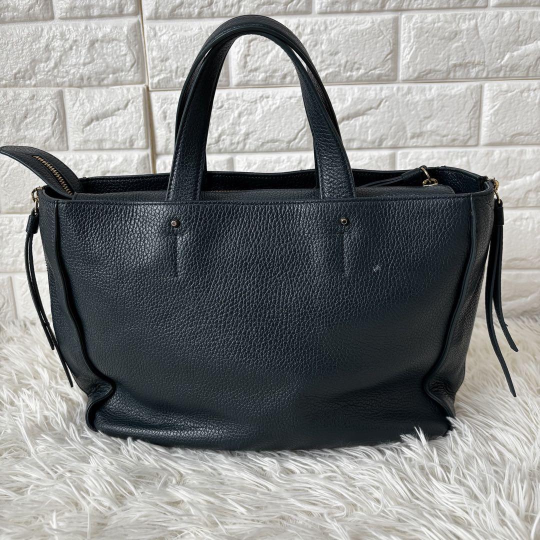 FURLA✨エヴァ 2way ショルダーバッグ シボ革 ゴールド金具 レア