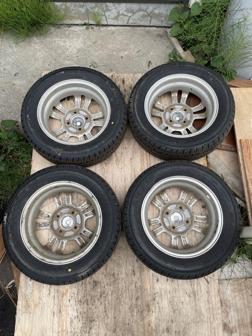 ウェッズ 13×4J 4H 100 +43 MAXTREK 155/65R13 ウェッズ 13×4J 4H 100 +43 MAXTREK 155/65R13 - メルカリ