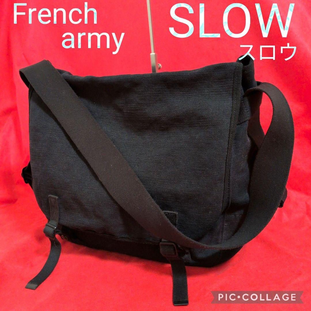 SLOW/スロウ truck French army shoulder bag
