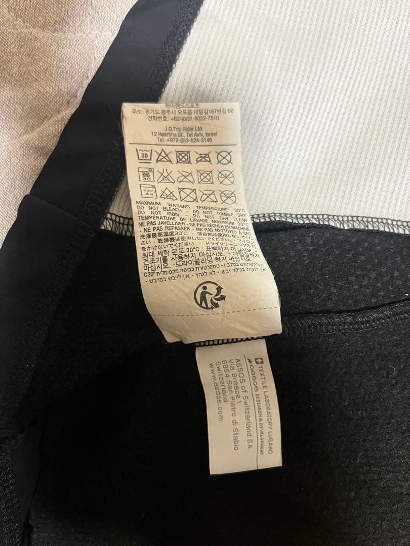 ︎ ︎アソス iJ.ハブprof.BLACK MM ASSOS BRIGHTFACE_UK