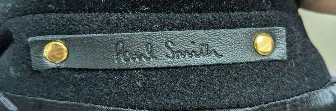 Paul Smith◆チェスターコート/M/ウール/BLK