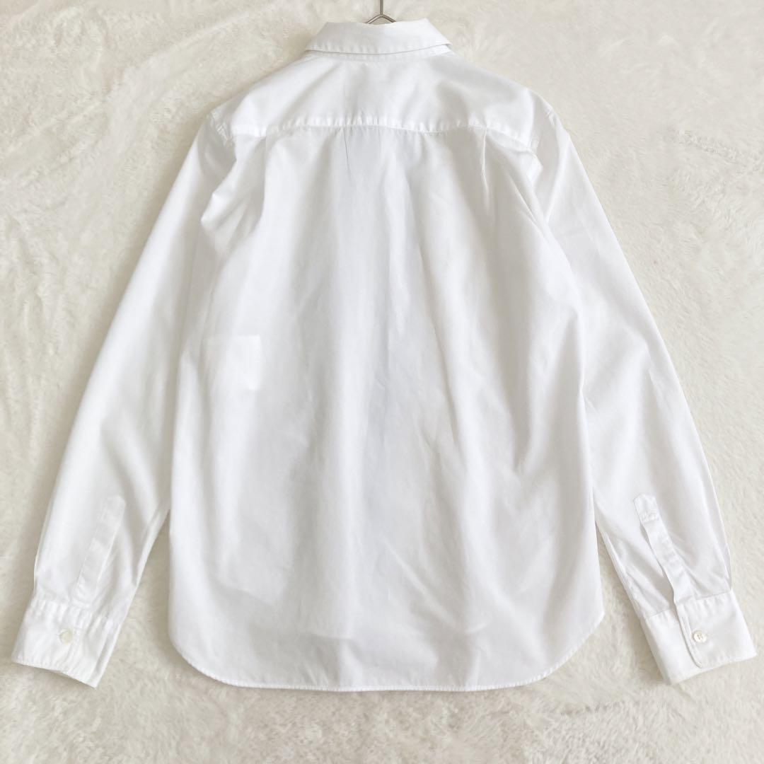 美品 コムデギャルソン フリル付き白シャツ SS レディースM