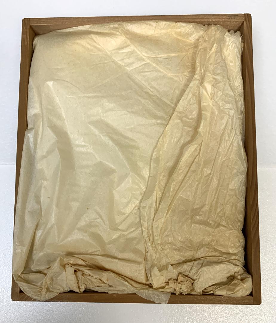輪島塗　硯箱　蒔絵付き　未使用