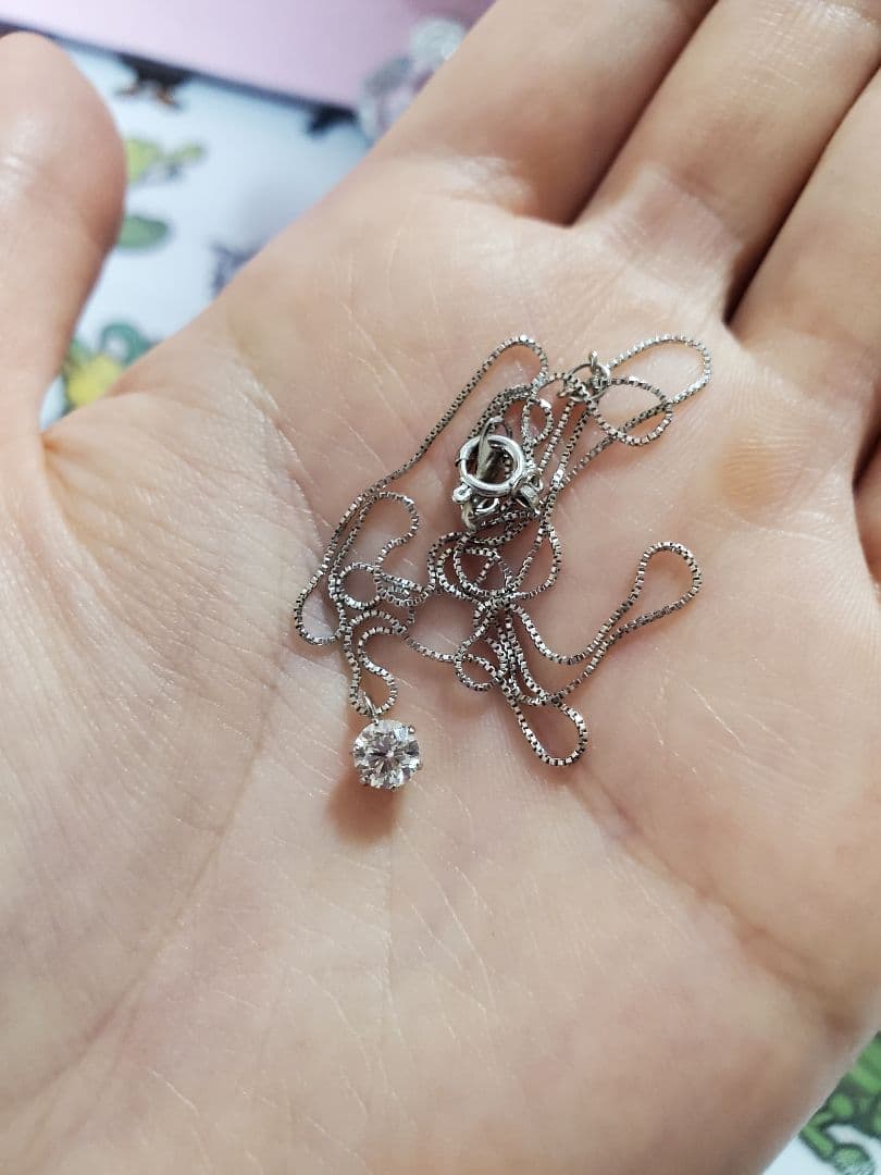 プラチナ ダイヤモンドネックレス プラチナ ダイヤモンドネックレス