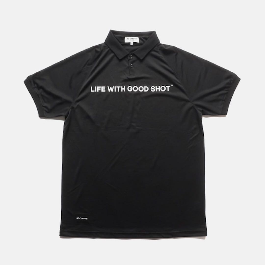 新品未使用】 NO GOLF ポロシャツ ブラック Mサイズ
