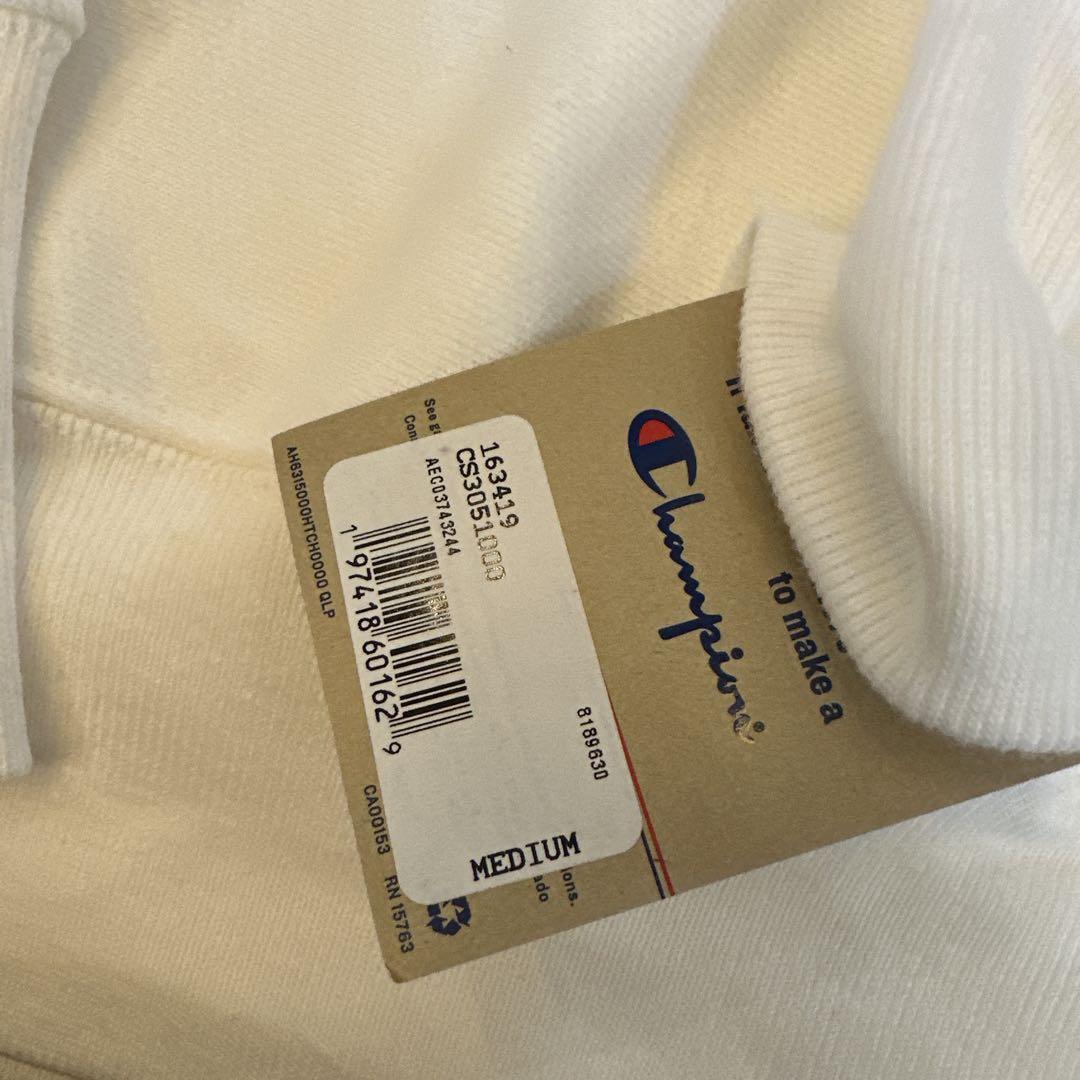 新品　Champion MoMA パーカー XL サイズ ホワイト