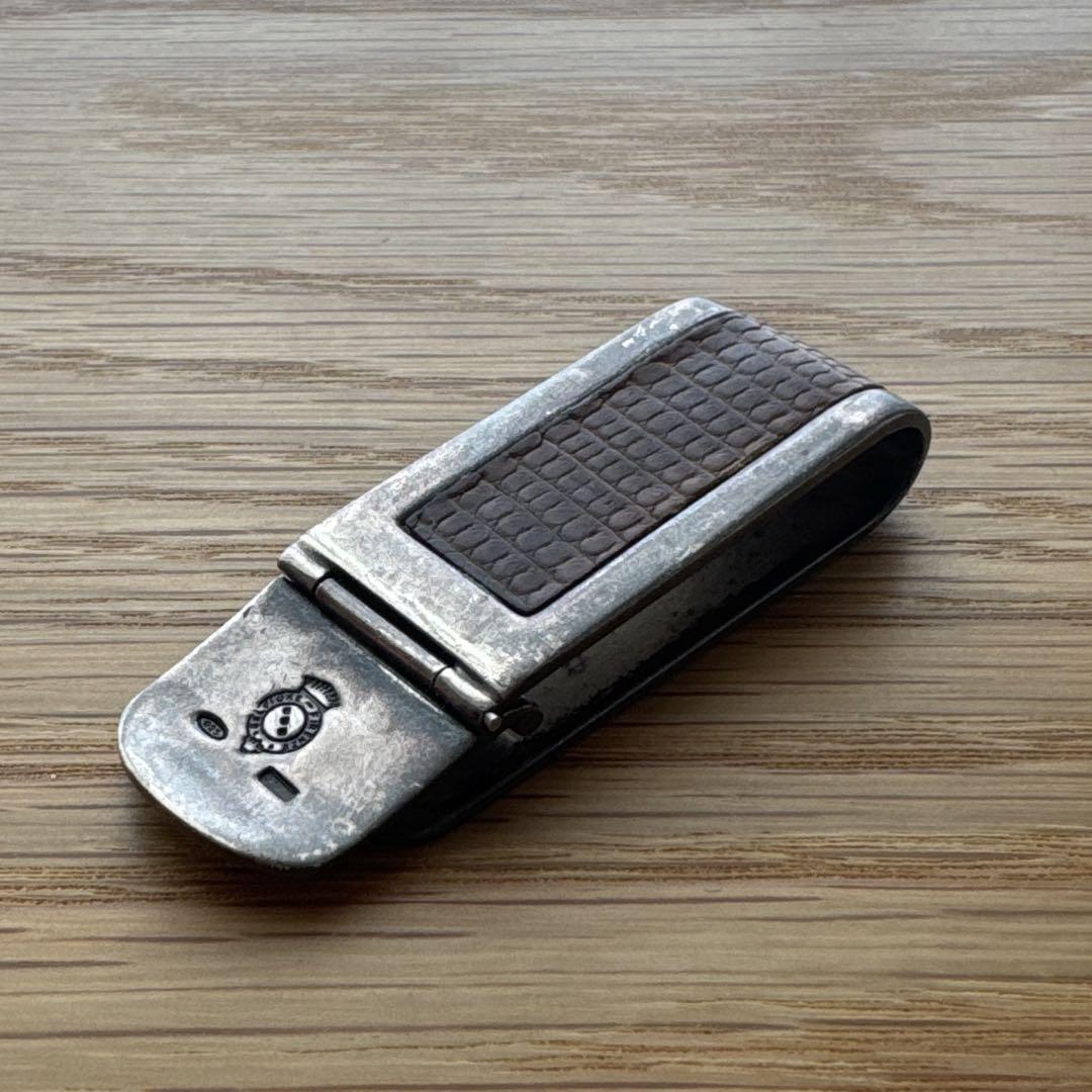 BELFIORE マネークリップ　リザード革