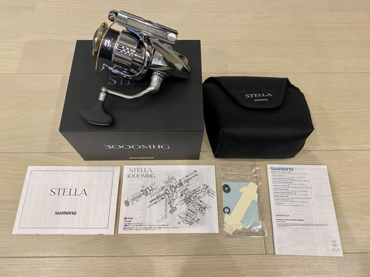 リール 極美品 シマノ 18 ステラ 3000mhg シーバス スピニングリール 釣り