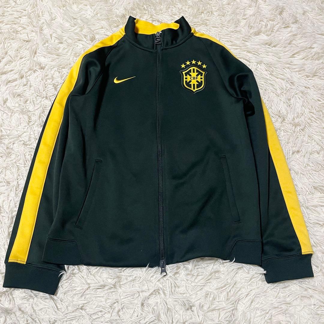美品】NIKE トラックジャケット BRASIL サッカー ブラジル代表 - メルカリ