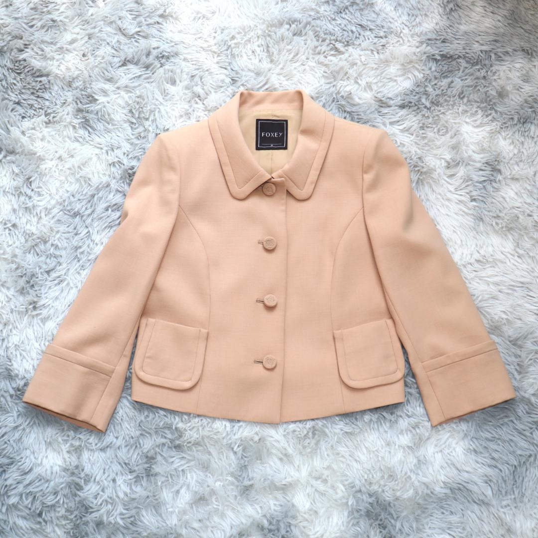 フォクシー★ワンピース&ジャケット セットアップ FOXEY✨フォクシー✨セットアップ ノースリーブワンピース