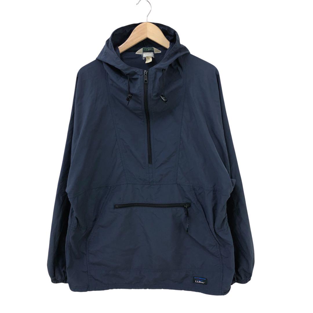 H800-17 L.L.Bean ヴィンテージ アノラックパーカー ネイビー L