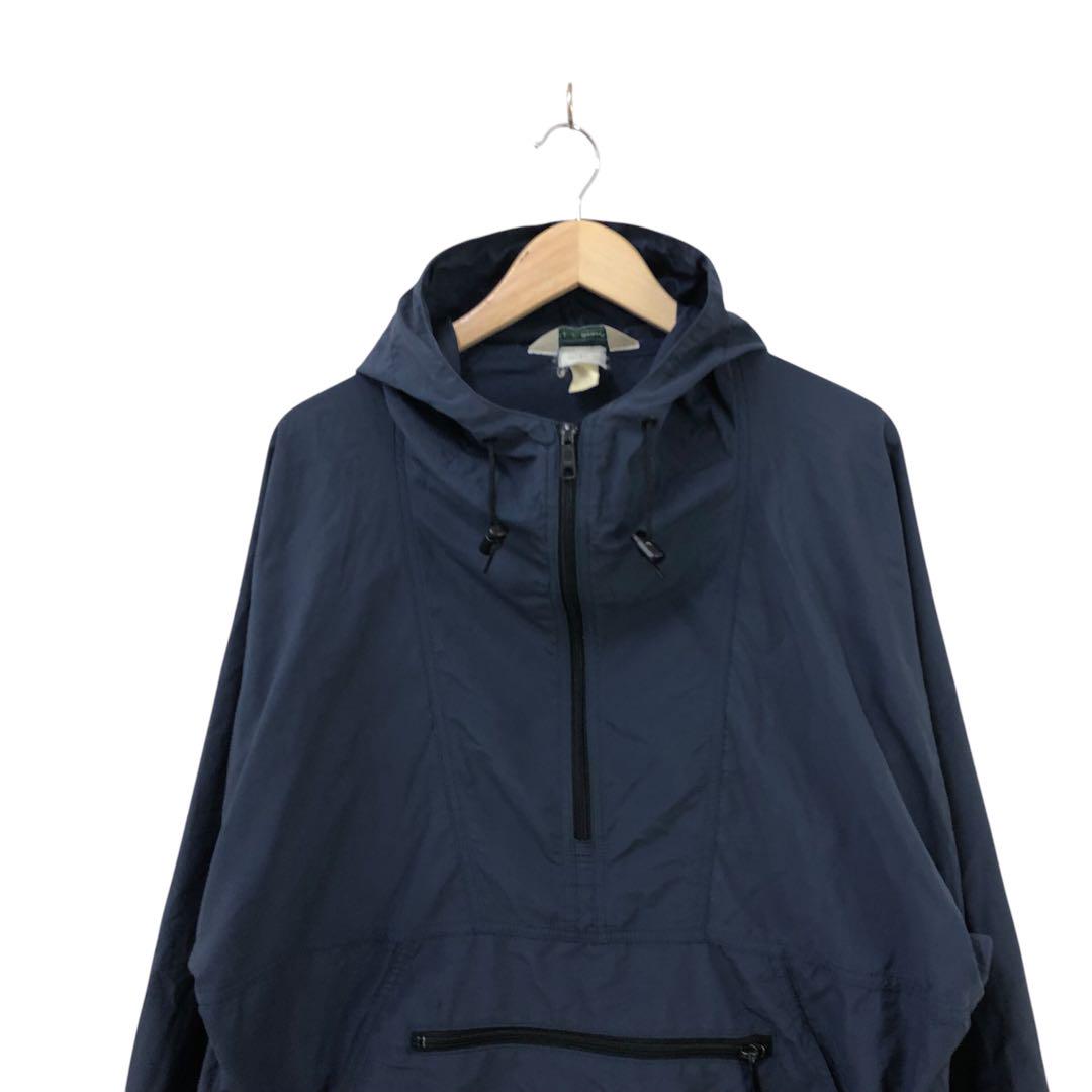 H800-17 L.L.Bean ヴィンテージ アノラックパーカー ネイビー L