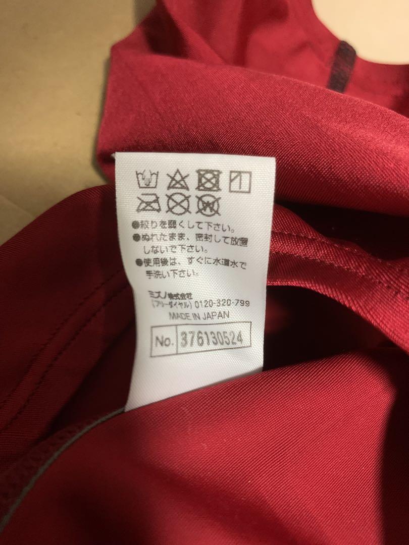 ミズノ 競泳水着 赤系 サイズL