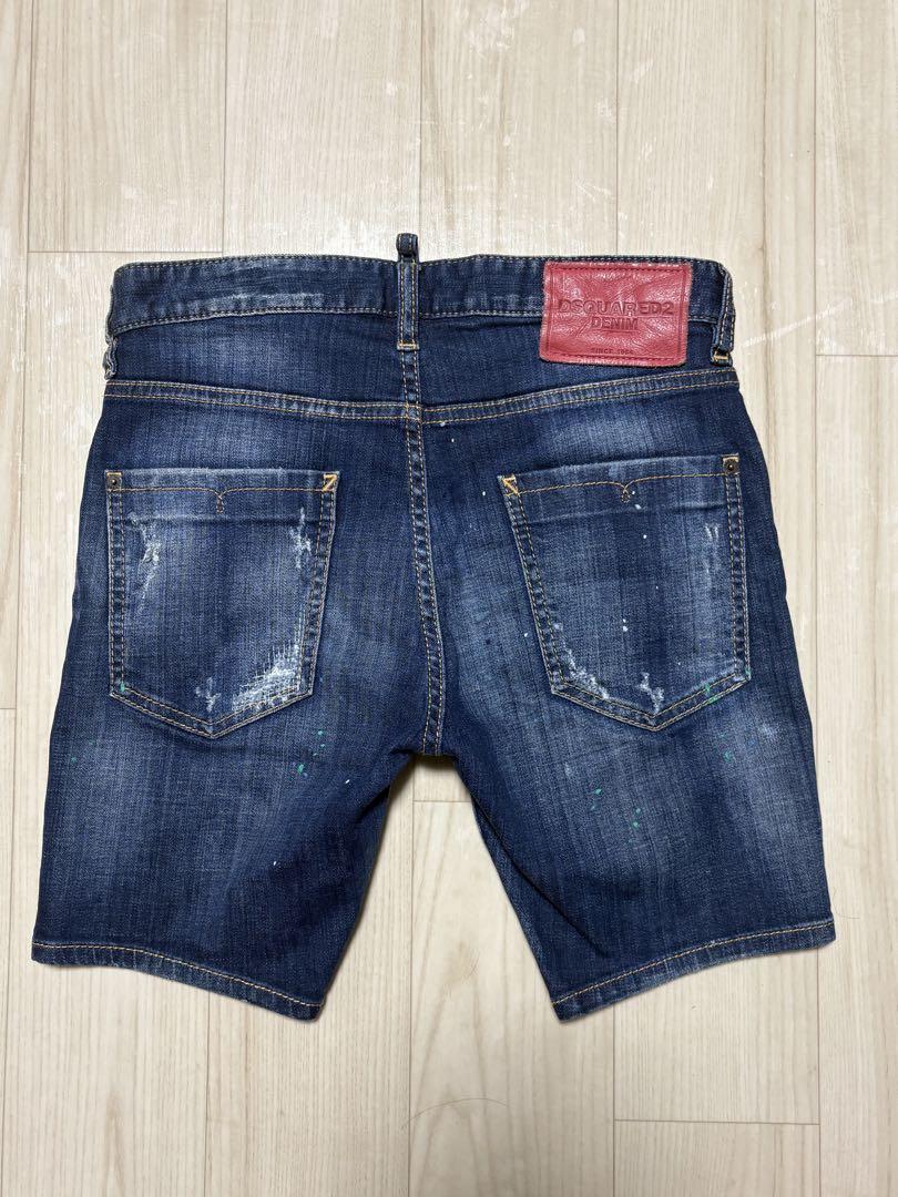 DSQUARED2 ディースクエアード ハーフパンツ ショート ペイント