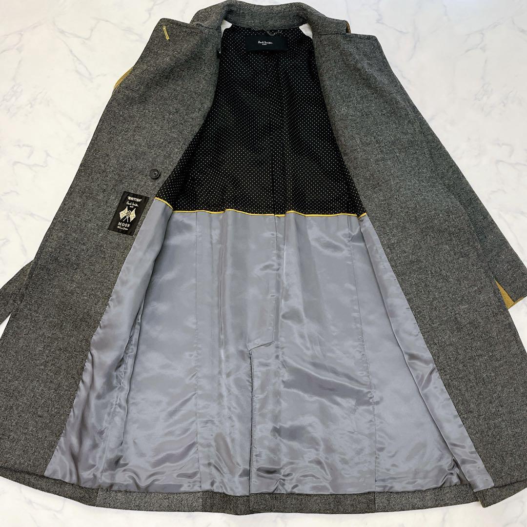 【美品】 Paul Smith BLACK × MOON ウール トレンチコート