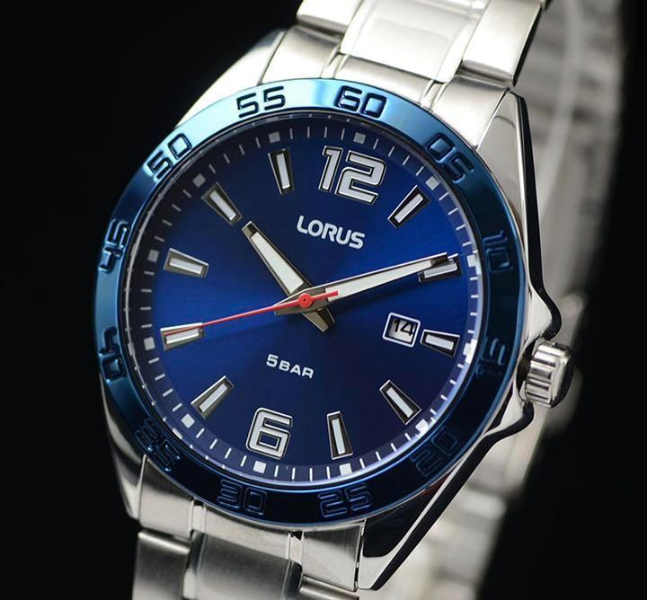 得価お得 セイコー 逆輸入 新品 腕時計 9rUoh-m18642265830 LORUS クロノグラフ ブルーフェイス 人気新品