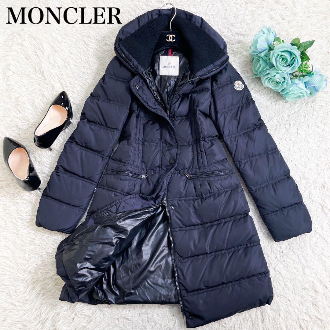 極美品✨MONCLER モンクレール VOS ヴォス ダウンコート 濃紺 00