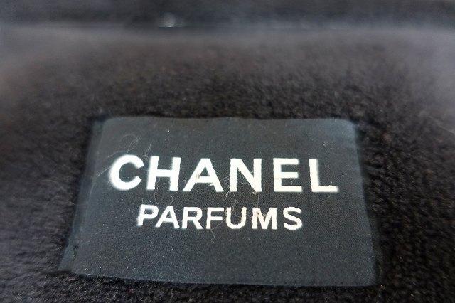 ブランド通販サイト CHANEL 化粧ポーチ フリースPARFUMS シャネルノベルティー バッグ