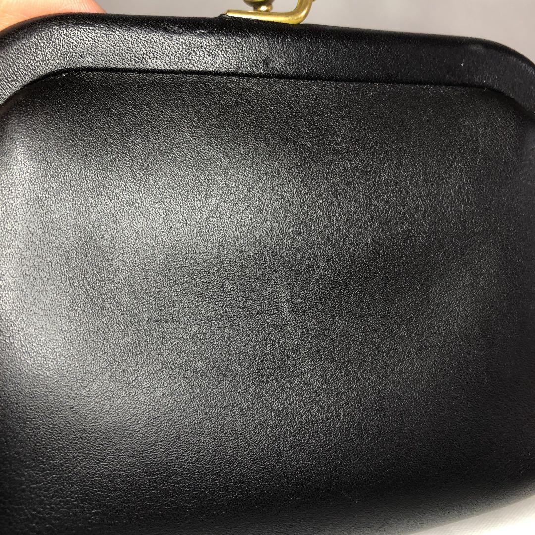 COACH コーチ キスロック がま口財布 【新品未使用】 COACH コーチ がま口財布 アクセサリーポーチ レザー レディース