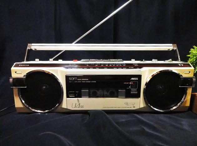 超激得低価 昭和銘機 整備清掃済 可愛いラジカセ SANYO MR-U4SS u3zDJ-m18646015644 大人気在庫