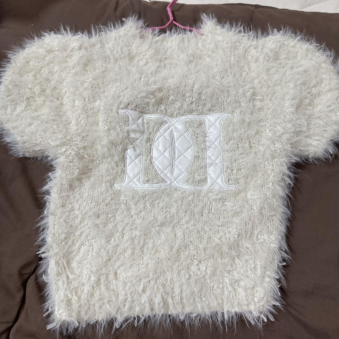ダーリッチ　Darich ファンシーヤーンニットトップス