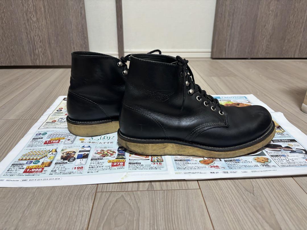 redwing レッドウィング　8165 ブラックUS8 D 26cm