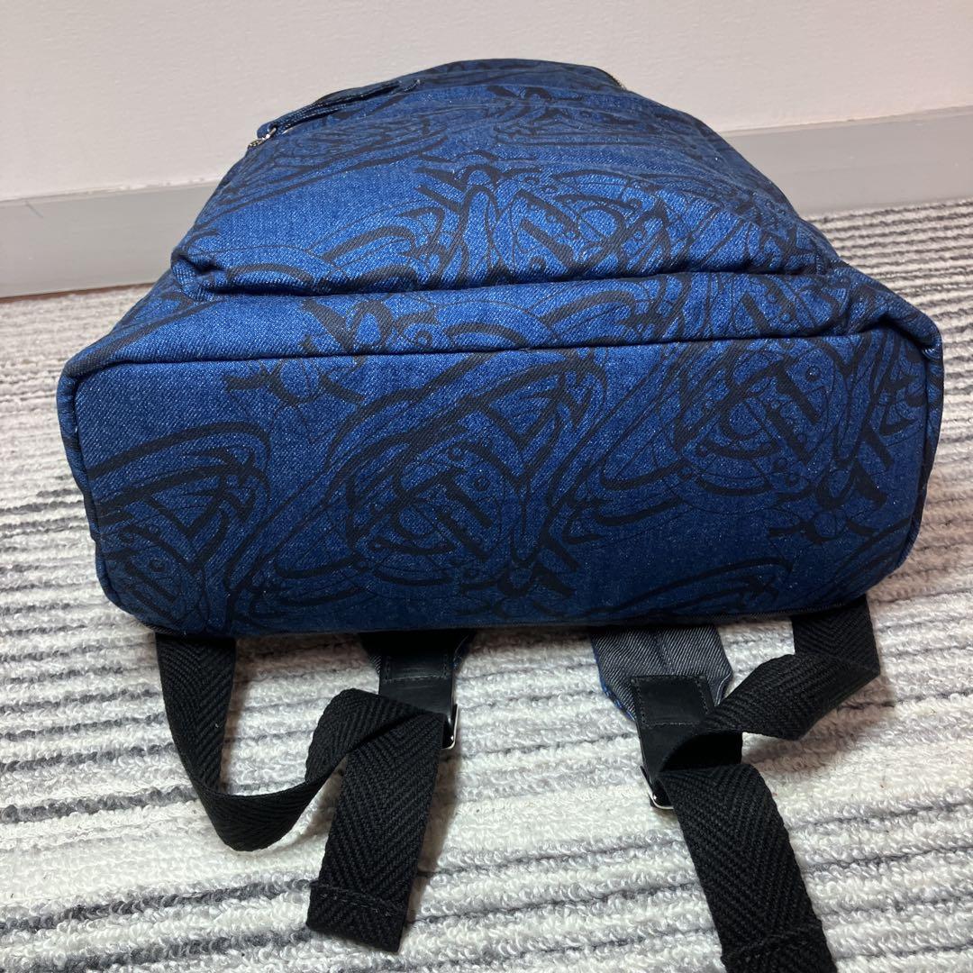 【未使用品】ヴィヴィアンウエストウッド DIAGONAL リュックサック ブルー