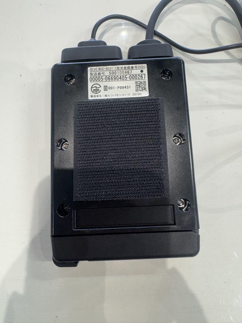 ミツバ　MITSUBA バイク用ETC分離型　MSC-BE51 動作確認済
