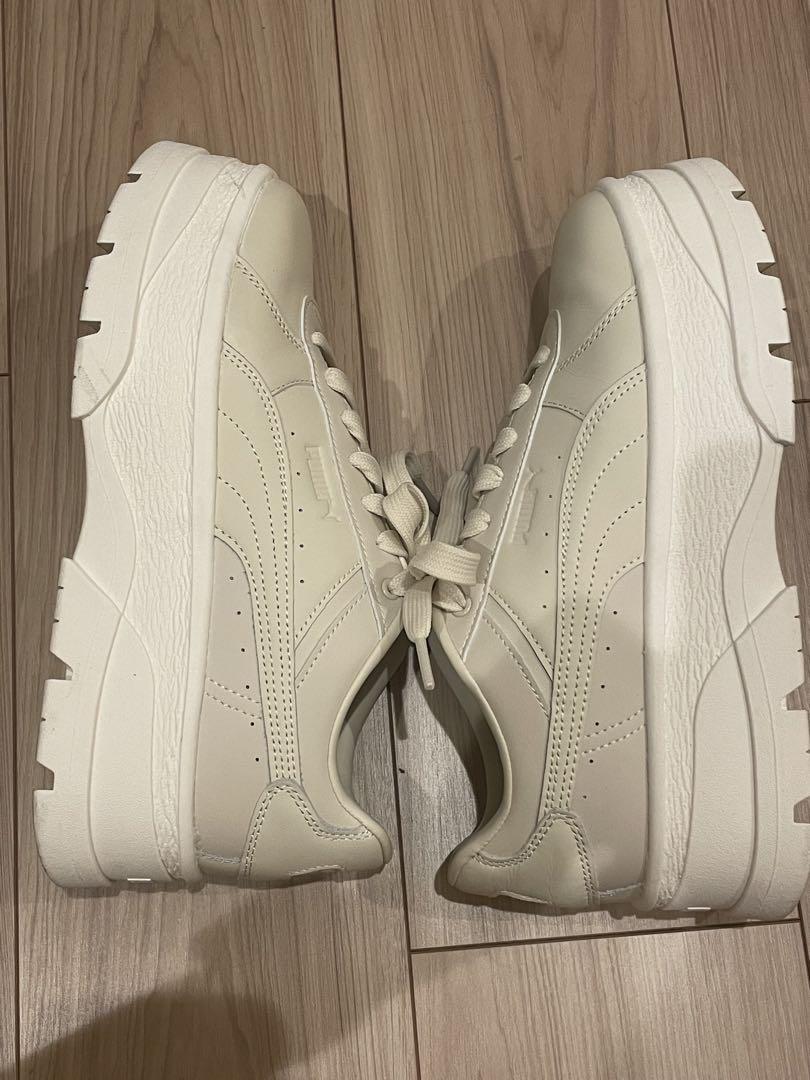 PUMA プーマ スニーカー RIVO 厚底ALPINE SNOW ベージュ 白