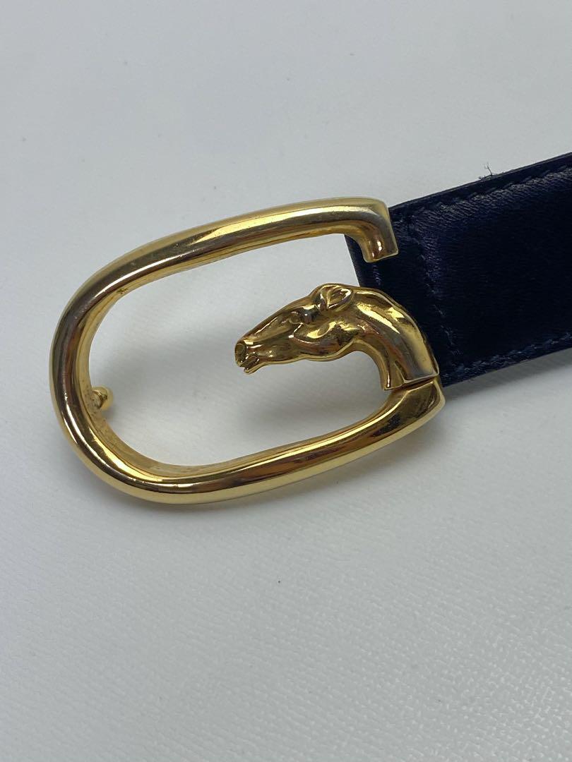 人気海外ブランドアイテム｜ファッション通販 C192 グッチ GUCCI レザーベルト 馬モチーフ ホースバックル 75 小物