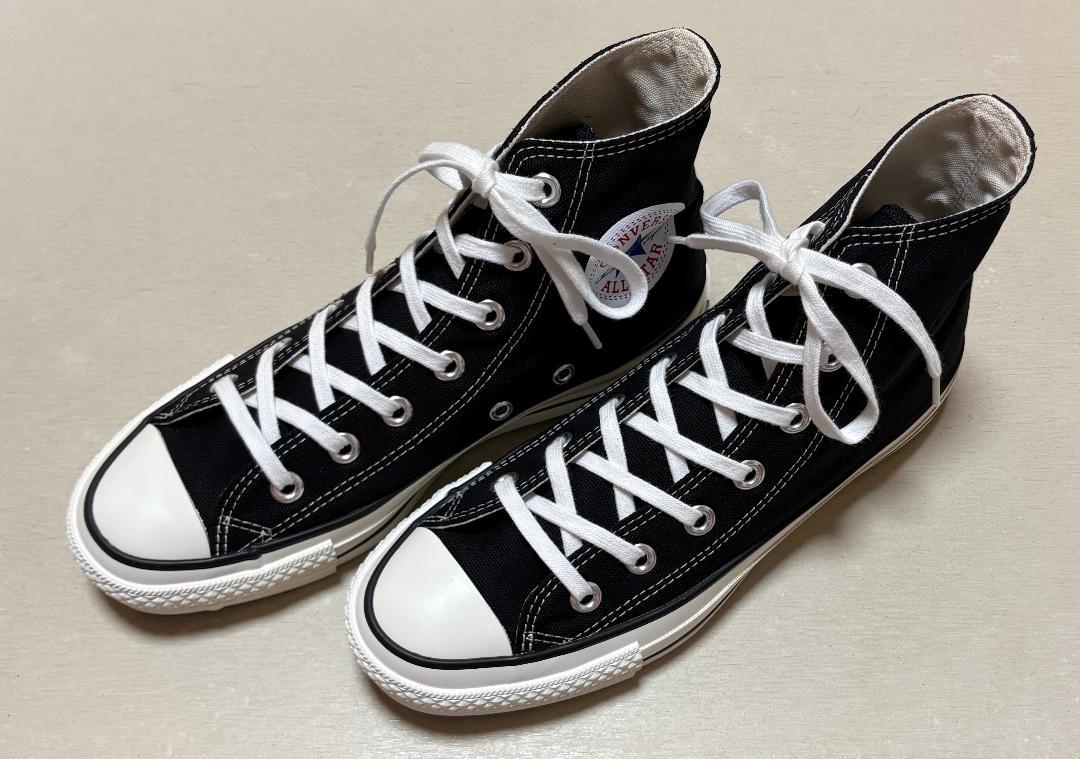 コンバース　日本製　オールスター J　ブラック　HI　24.5cm