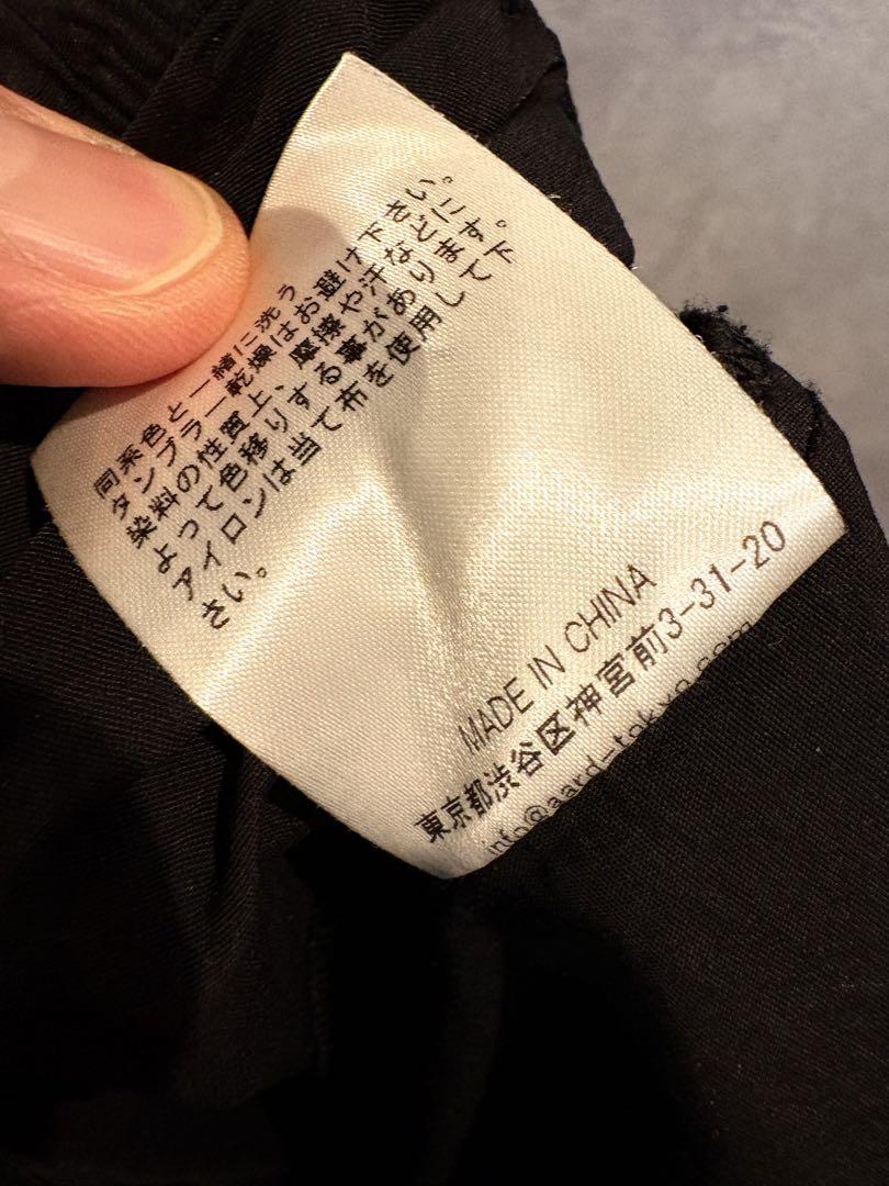 完売品Aard Tokyo Logo Track Pant Black s