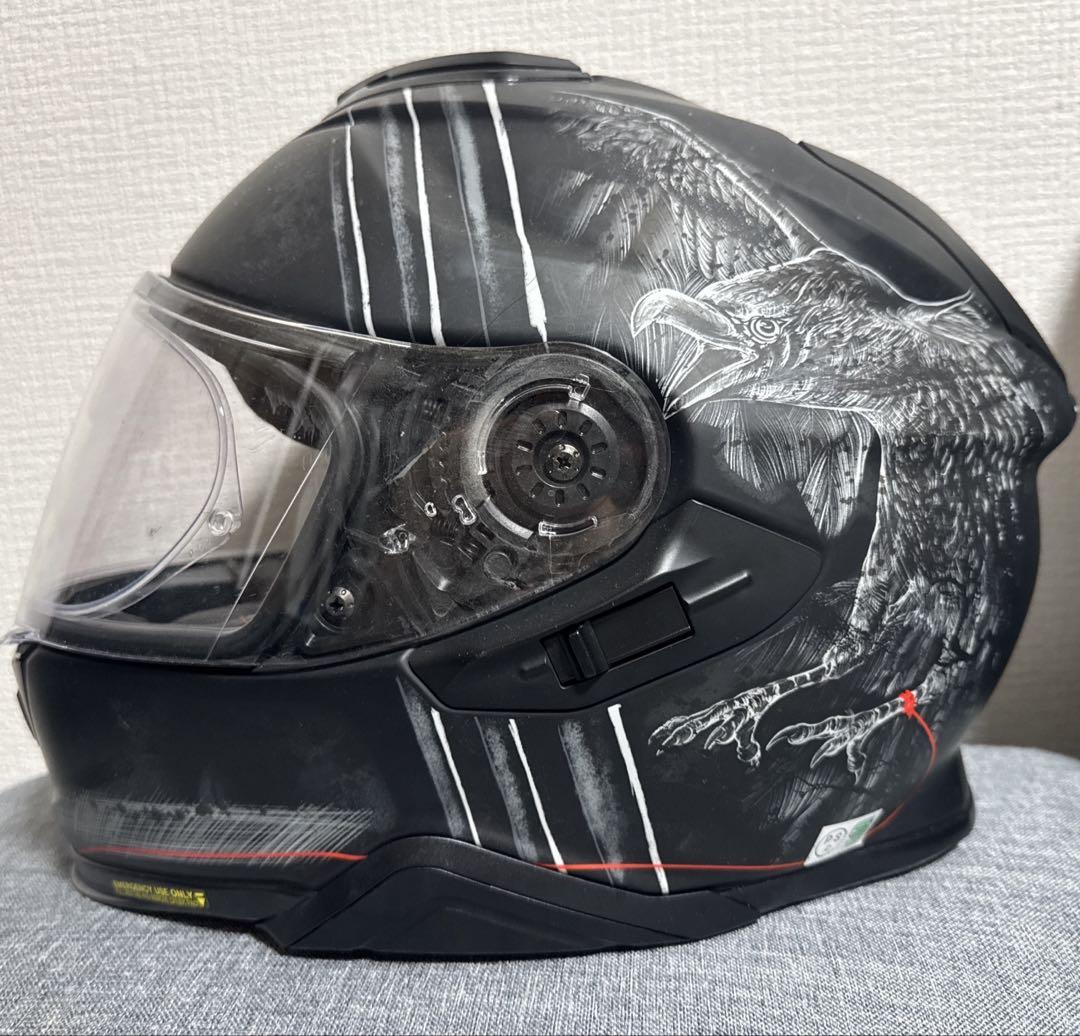 新品SHOEI GT-Air2 ユビキティ 八咫烏 TC-9 サイズL 黒カラス 新品SHOEI GT-Air2 ユビキティ 八咫烏 TC-9 サイズL 黒カラス