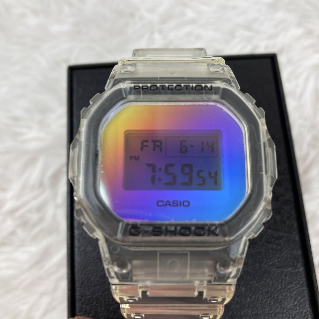 【美品】CASIO G-SHOCK ジーショック DW-5600SRS-7JF