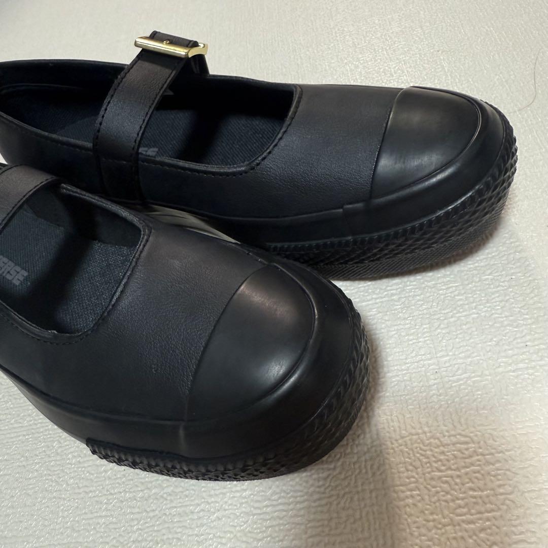 【美品】Converse プラットフォーム メリージェーン ブラック 24.5㎝