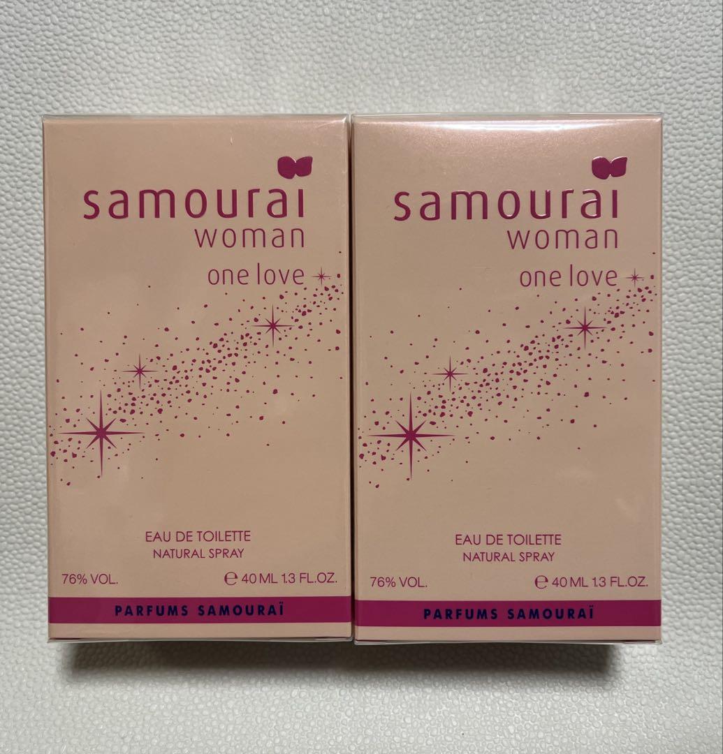 サムライウーマン ワンラブ　オードトワレ　40ml 新品未開封　2個セット