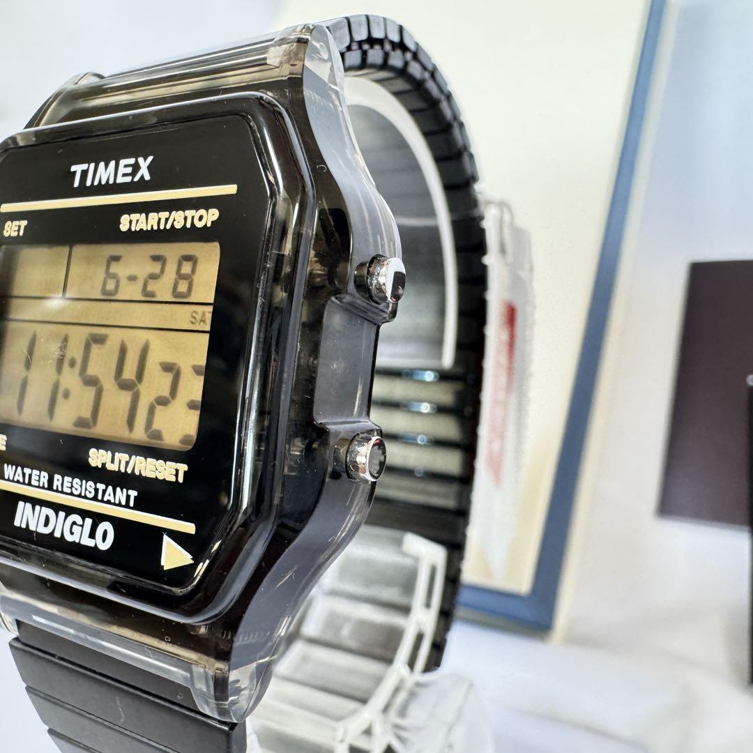 TIMEX ナノユニバース コラボウォッチ TW2V66800 未使用 TIMEX ナノユニバース コラボウォッチ ブラック