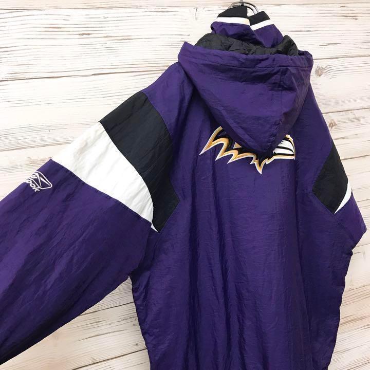 NFL リーボック reebok☆肉厚ナイロンジャケット L