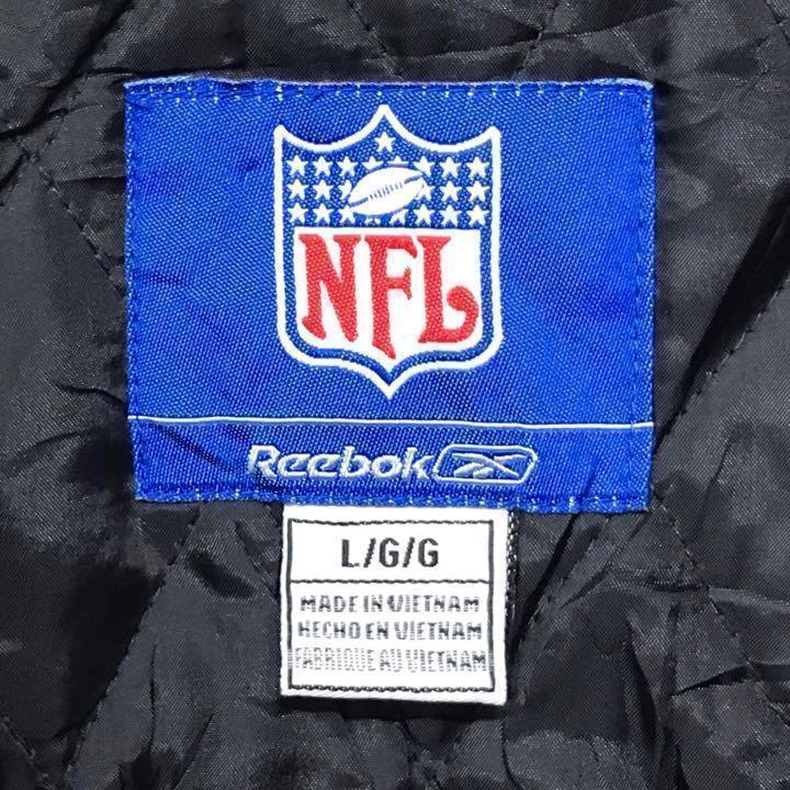 NFL リーボック reebok☆肉厚ナイロンジャケット L