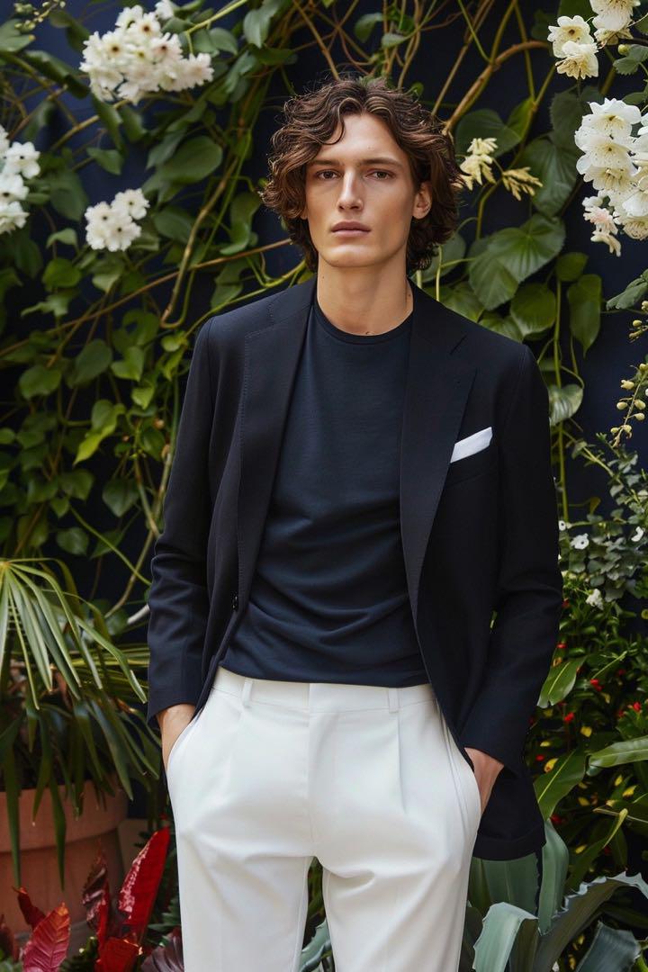 LARDINI ラルディーニ テーラード ジャケット ネイビー 48 L程