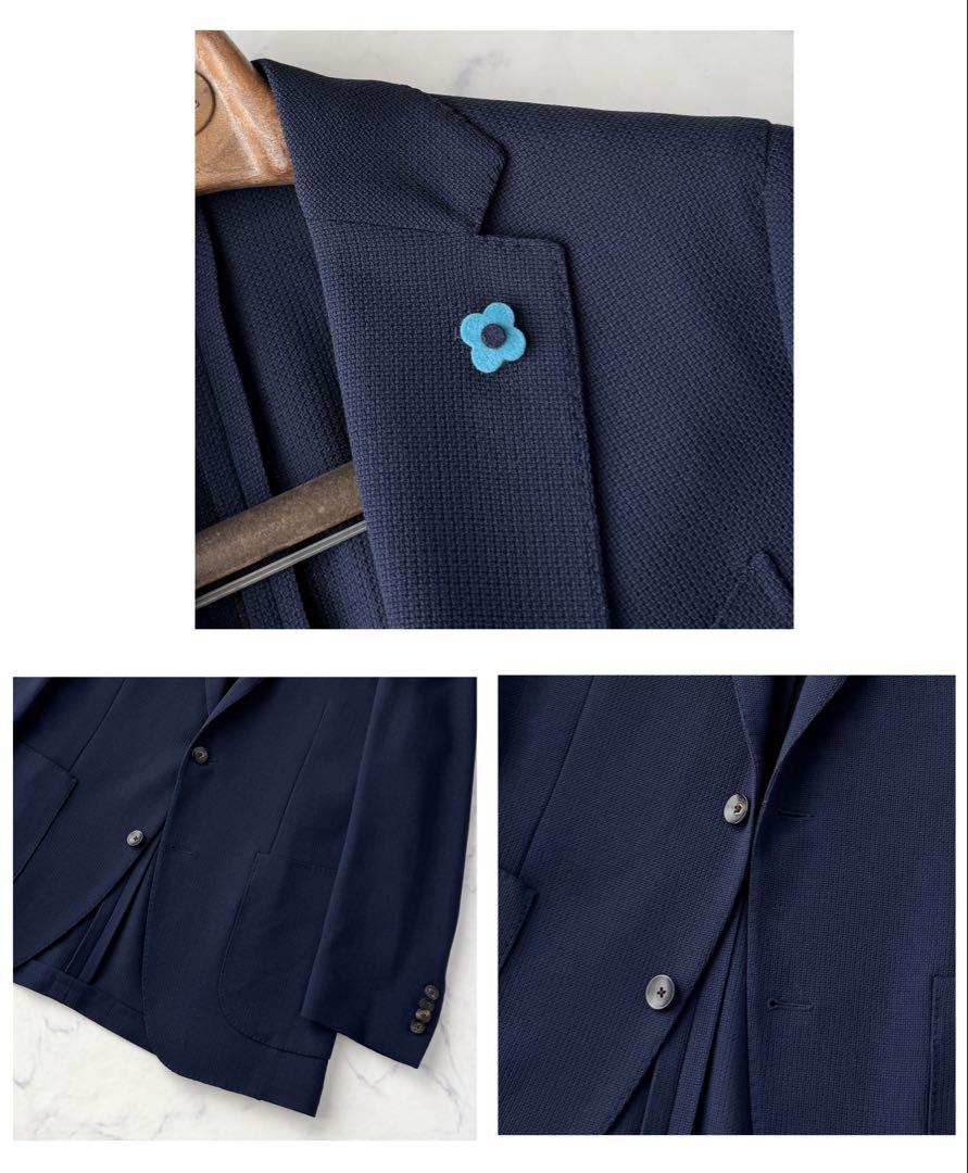 LARDINI ラルディーニ テーラード ジャケット ネイビー 48 L程