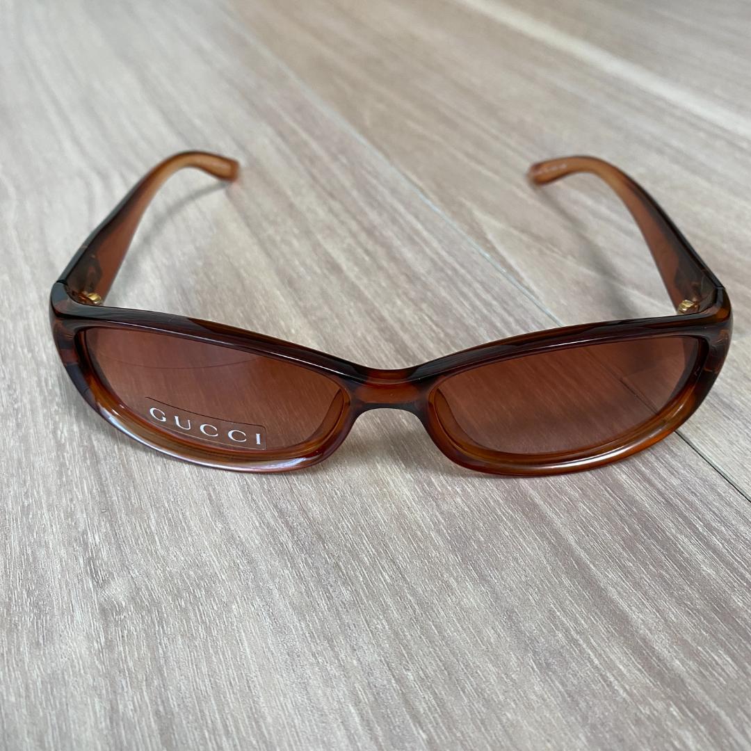 ◇未使用◎GUCCI ブラウン ヴィンテージ サングラス ケース付き