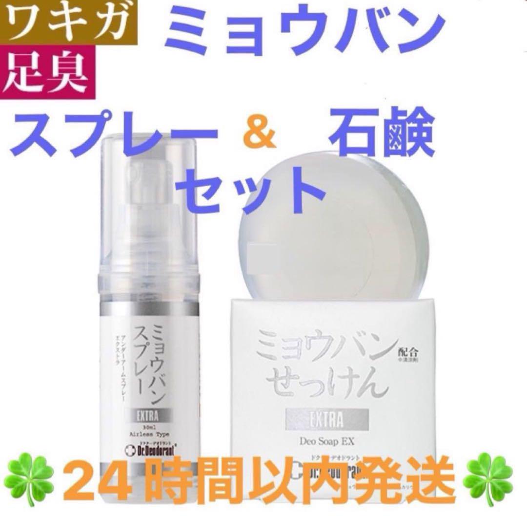 薬用ミョウバンせっけんEX１個 ＆ ミョウバンスプレーEX１本 お得セット ③